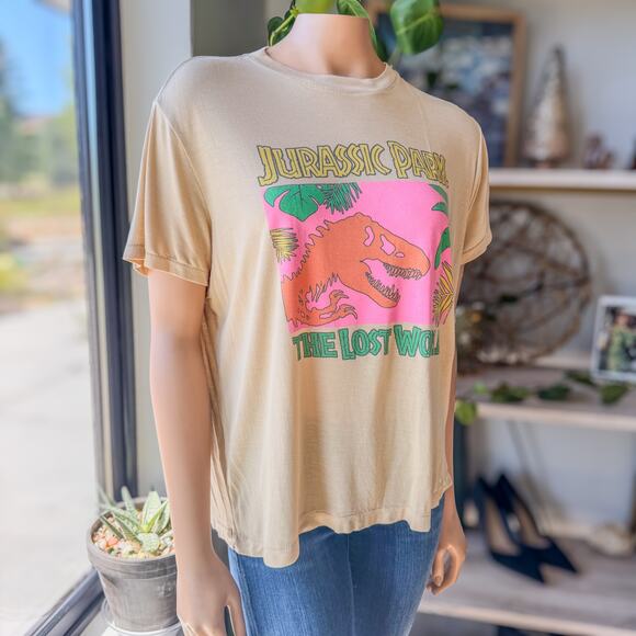 Jurassic Park The Lost World Tee by Junk Food Clothing Los Angeles Women's Large - Picture 3 of 9